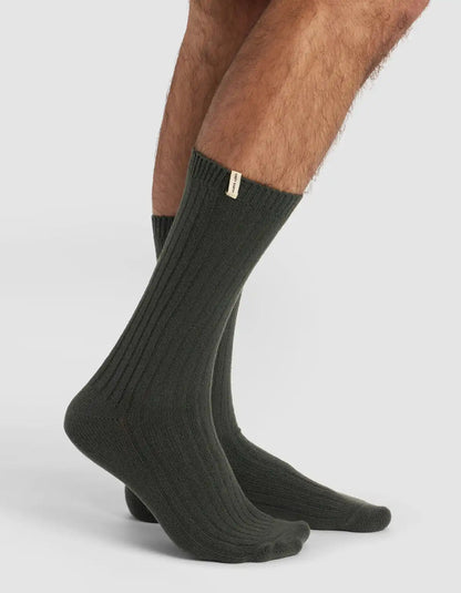 Men's Plush Lounge Calf Sock 3-Pack