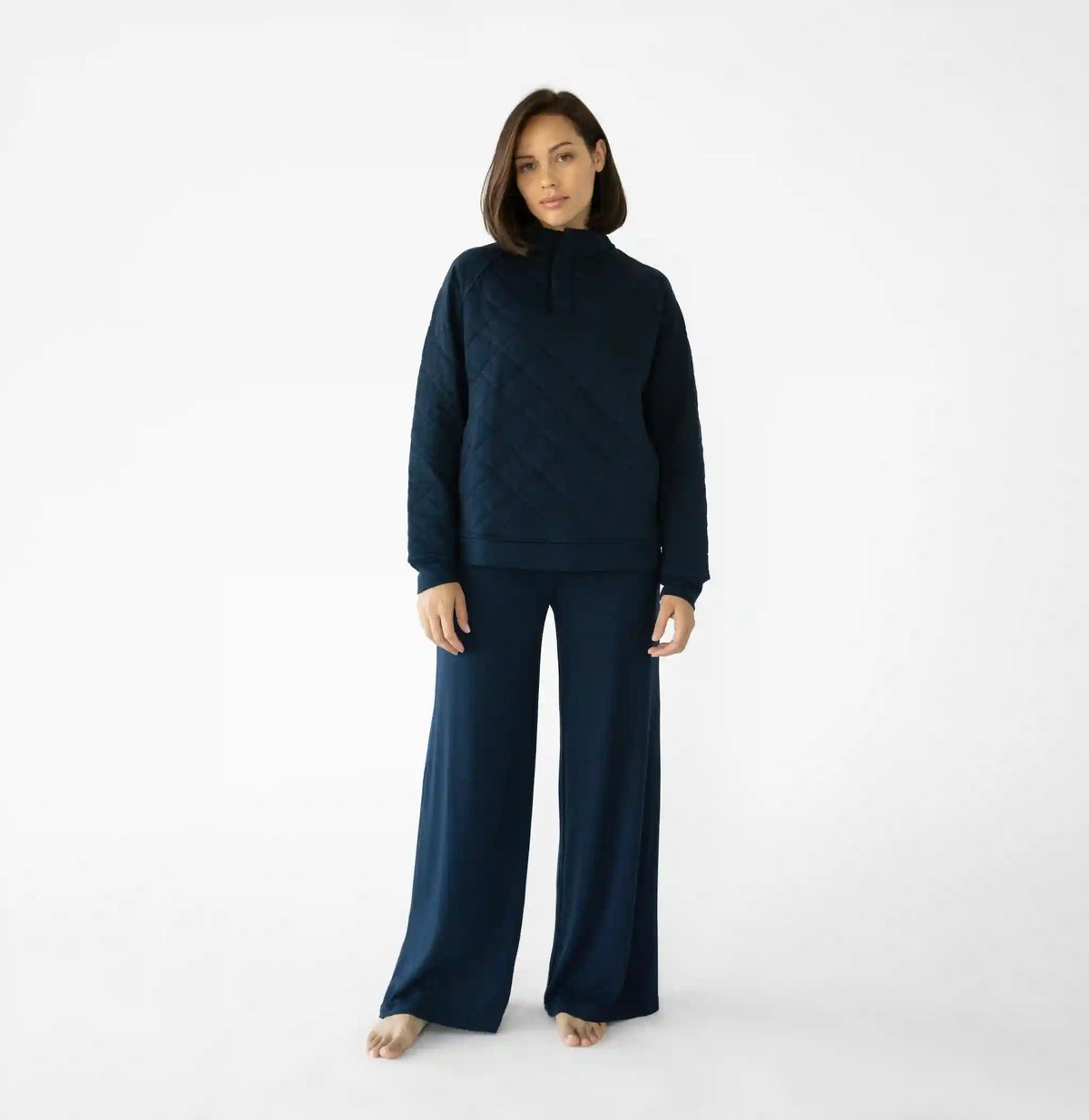Women's Brushed Bamboo Wide Leg Pull On Pant TALL - Last Chance