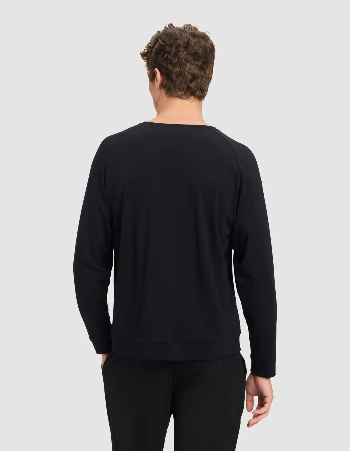 Men's Brushed Bamboo Pullover Crew - Last Chance