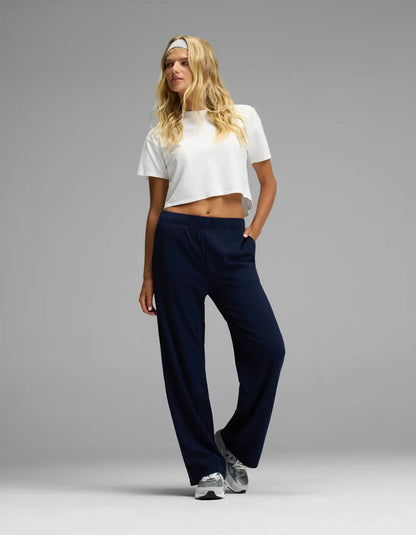 Women's Brushed Bamboo Wide Leg Pull-On Pant
