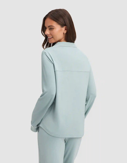 Women's Bamboo Stretch-Knit Long Sleeve Pajama Set