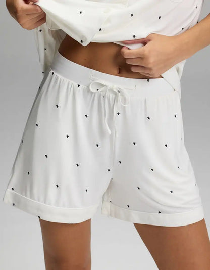 Women's Bamboo Stretch-Knit Short Sleeve Pajama Set