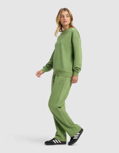 Women's CityScape Crewneck & Wide Leg Pant Set
