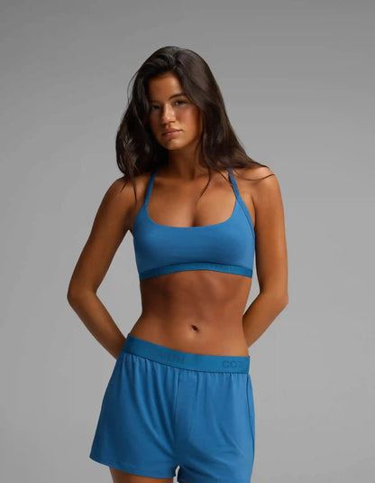 Women's First Layer Pajama Soft Bra & Boxer Short Set
