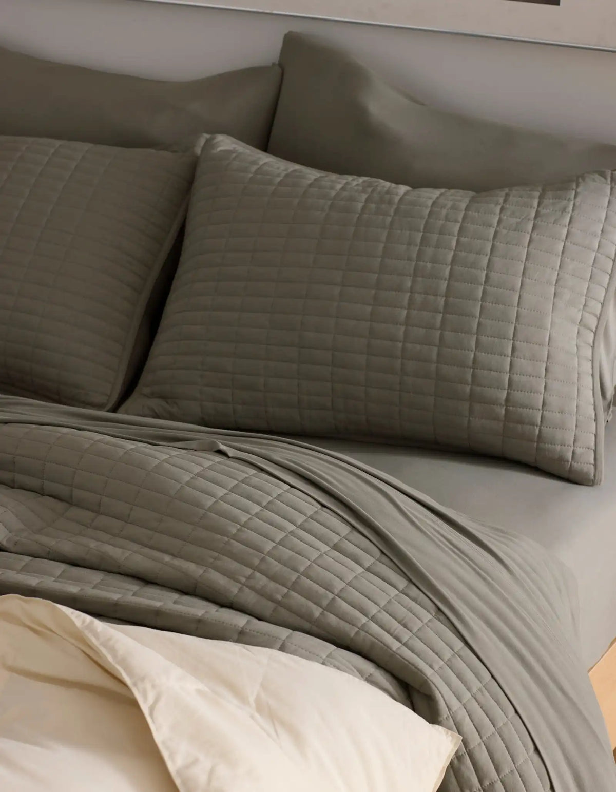 Bamboo Jersey Quilted Shams