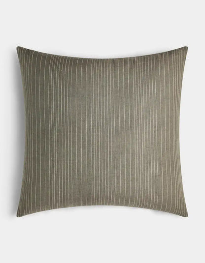 Striped Linen Throw Pillow
