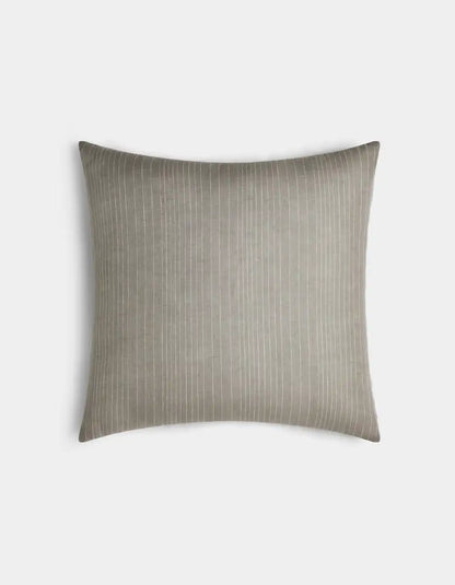 Striped Linen Throw Pillow