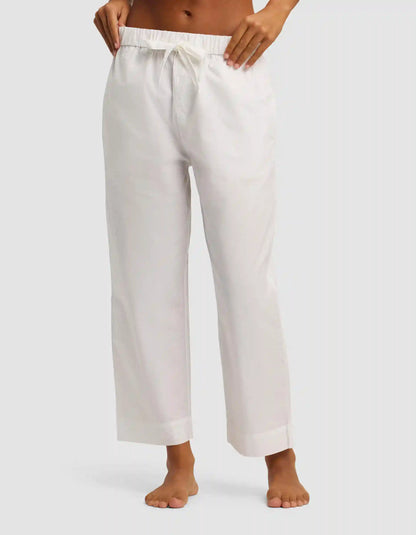 Women's Sutton Short Sleeve & Cropped Pajama Pant Set - Last Chance