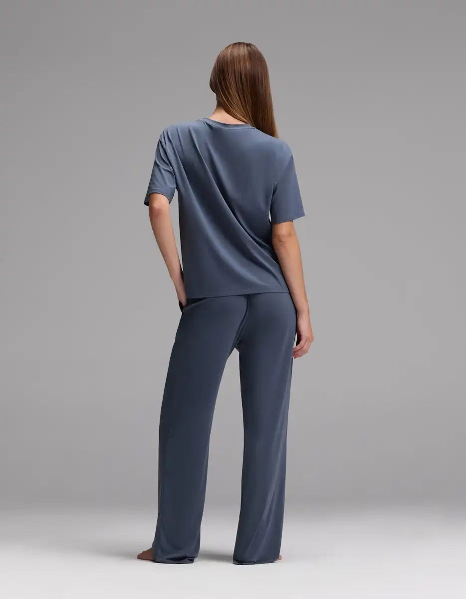Women's First Layer Pajama Short Sleeve Tee & Pajama Pant Set