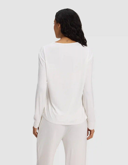 Women's Bamboo Stretch-Knit Long Sleeve Lounge Tee