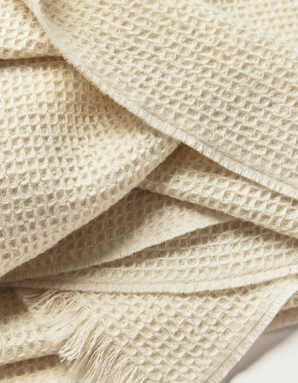 Alpaca Waffle Throw