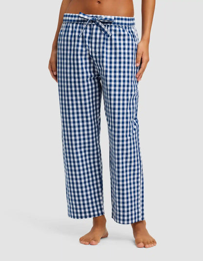 Women's Sutton Short Sleeve & Cropped Pajama Pant Set - Last Chance