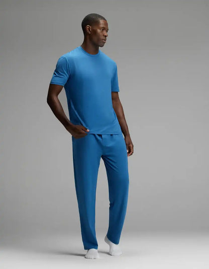 Men's First Layer Pajama Short Sleeve Tee & Pant Set