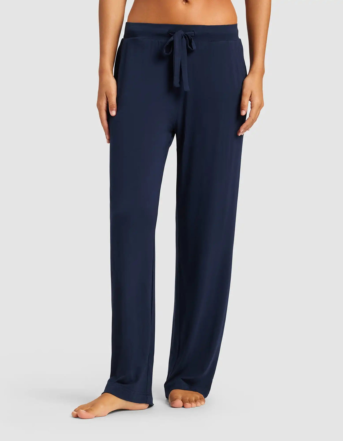 Women's Bamboo Stretch-Knit Lounge Tee & Pants Set