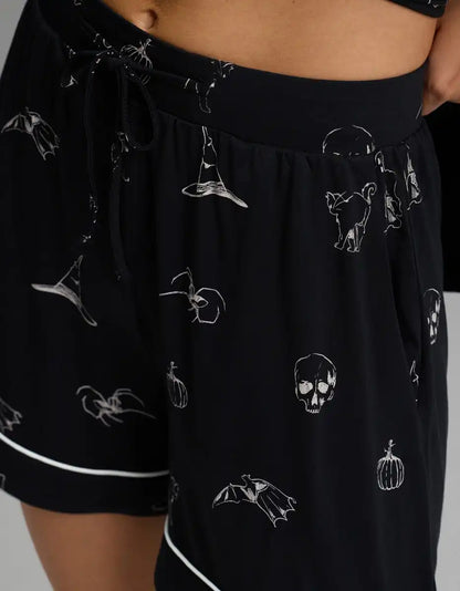 Women's Bamboo Stretch-Knit Short Sleeve Pajama Set