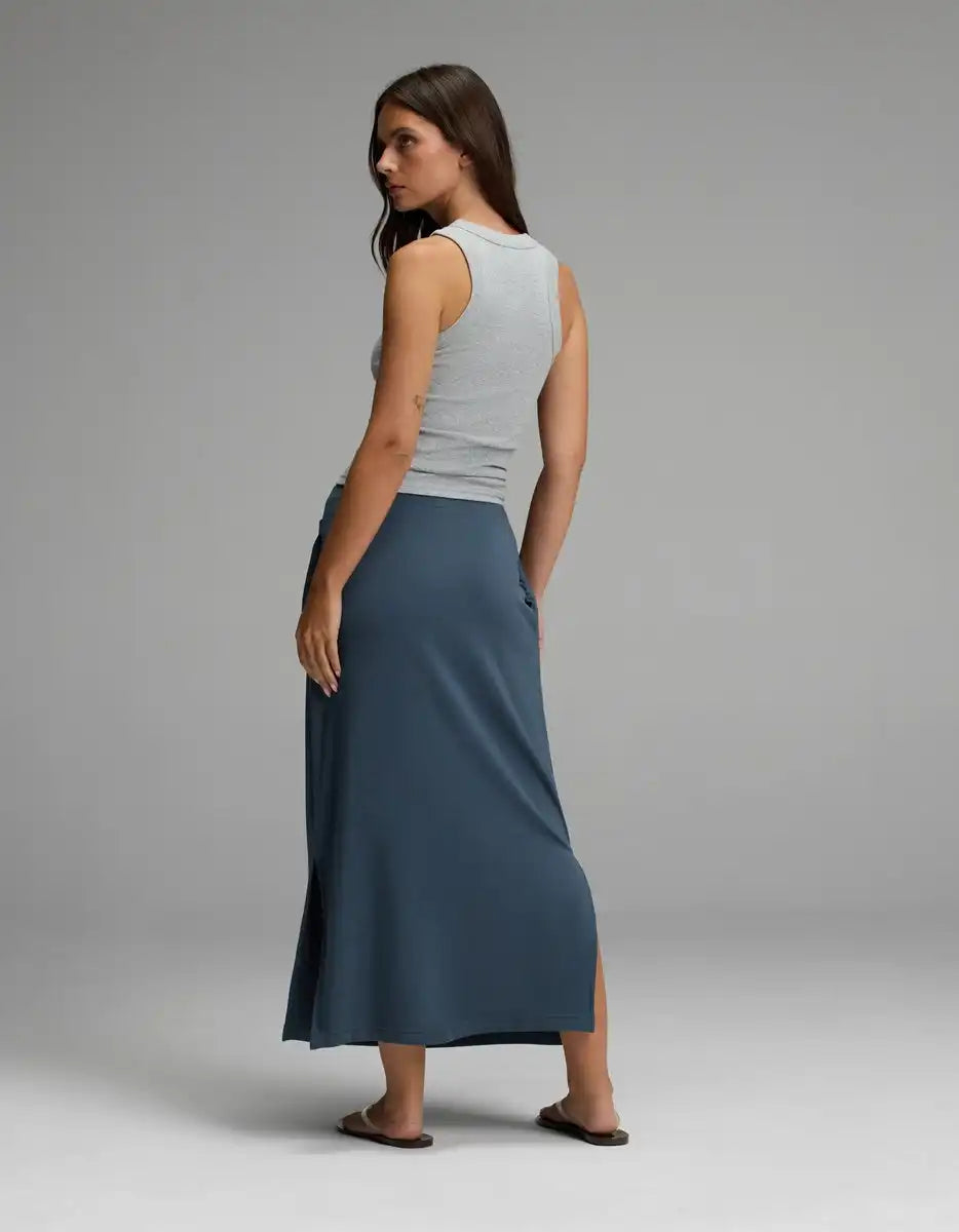 Women's Brushed Bamboo Midi Skirt