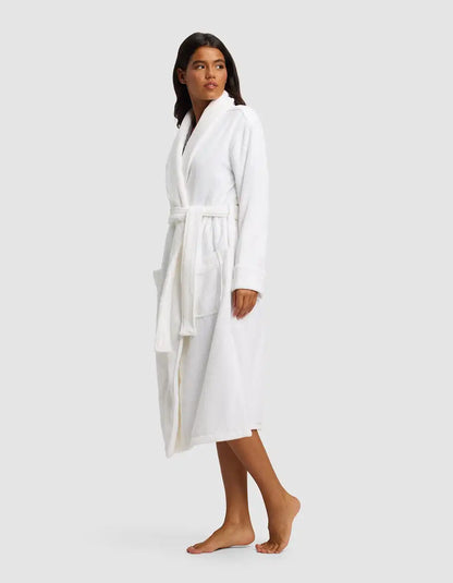 Ribbed Terry Bath Robe