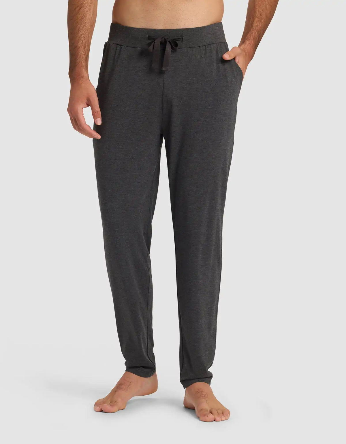 Men's Bamboo Stretch-Knit Long Sleeve Pajama Set