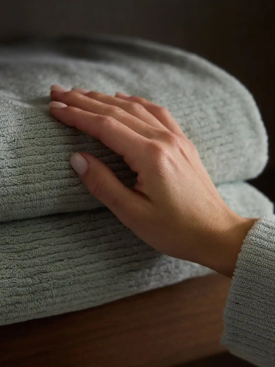 Ribbed Terry Bath Sheets - Last Chance