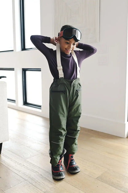 Children's Bamboo Waffle Knit Base Layer Long Sleeve