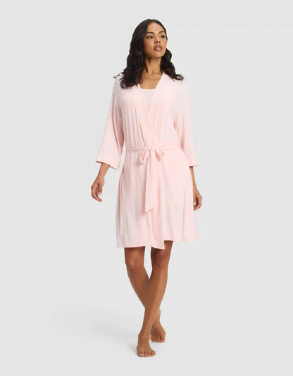 Women's Bamboo Stretch-Knit Kimono Robe