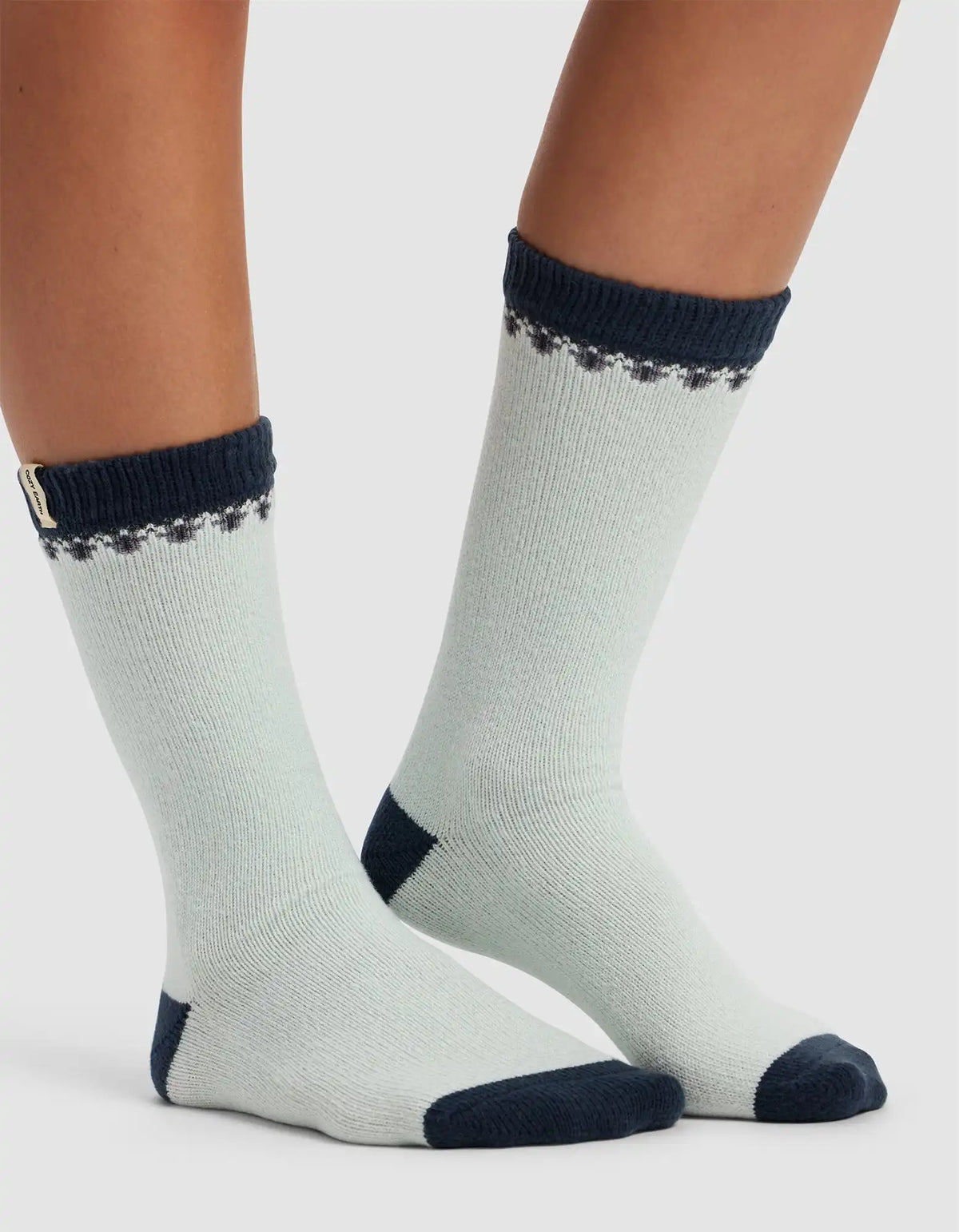 Mistletoe Plush Lounge Calf Sock