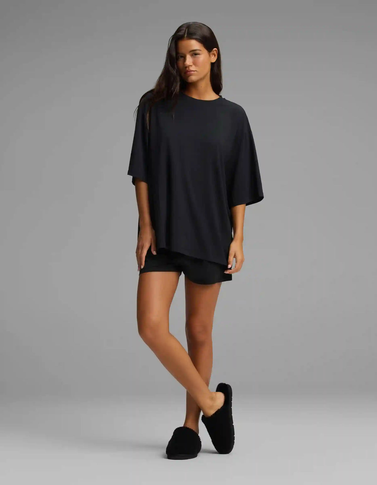 Women's First Layer Boyfriend Sleep Tee & Boxer Short Set