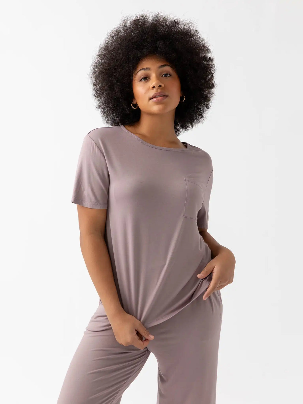 Women's Bamboo Stretch-Knit Lounge Tee - Last Chance
