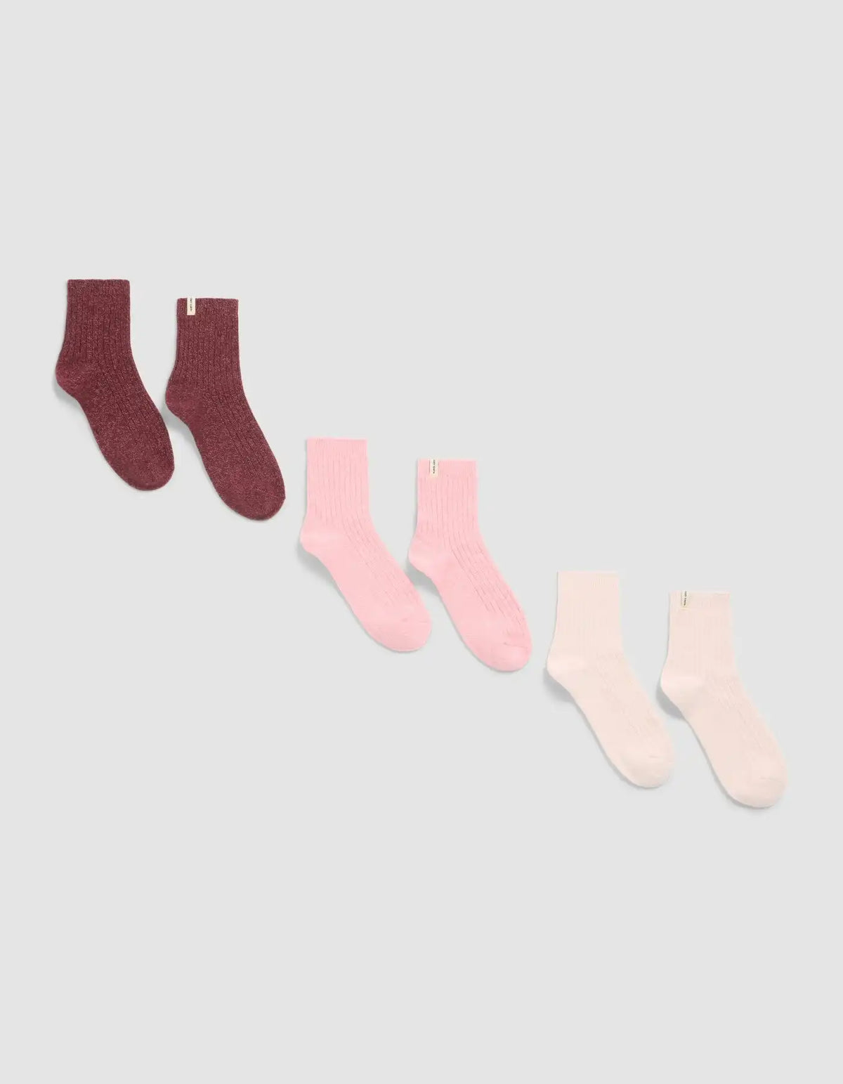 Women's Plush Lounge Quarter Sock 3-Pack