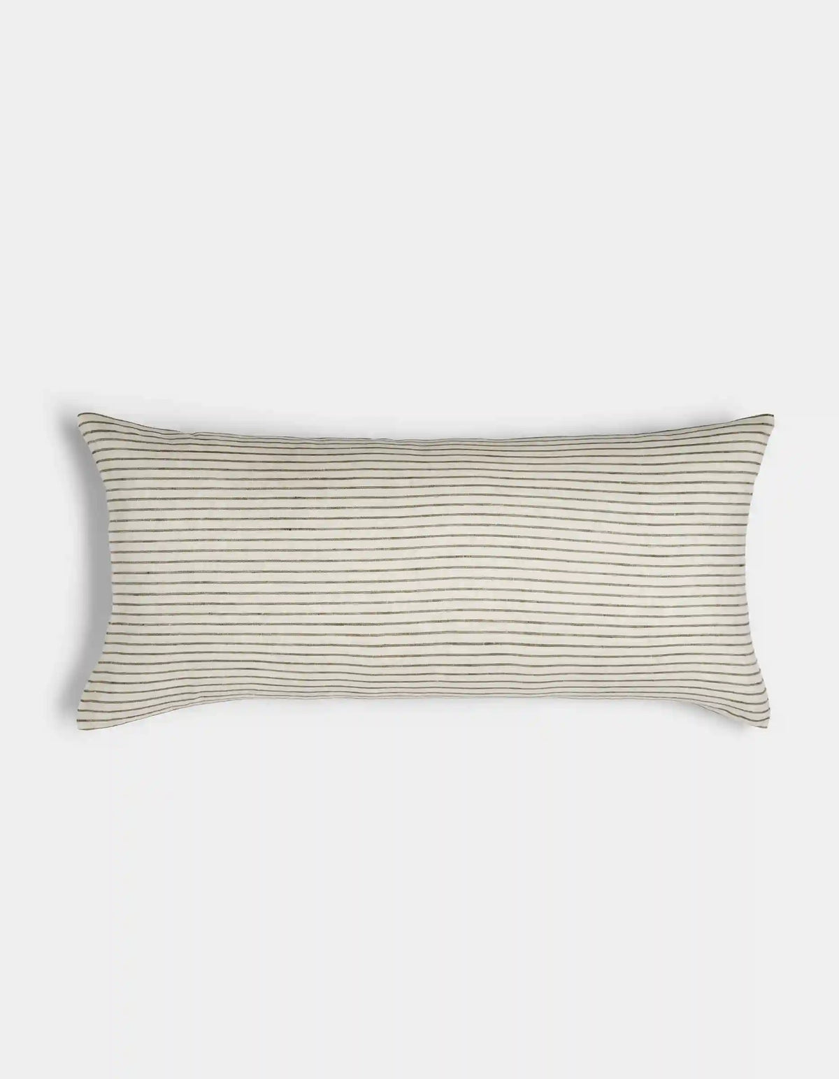 Striped Linen Throw Pillow