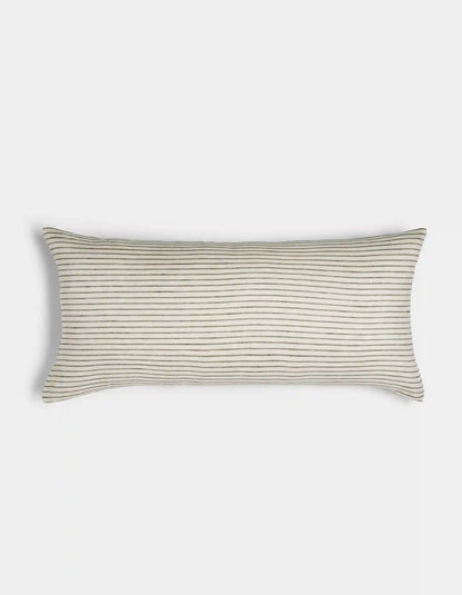 Striped Linen Throw Pillow