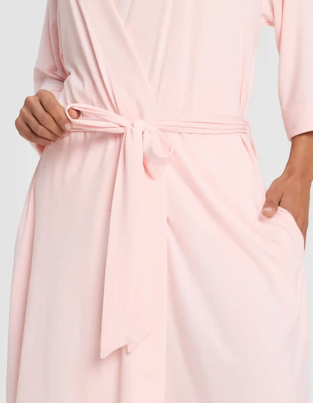 Women's Bamboo Stretch-Knit Kimono Robe