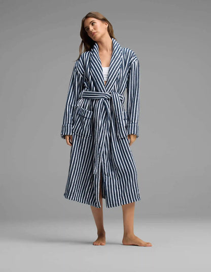 Ribbed Terry Bath Robe