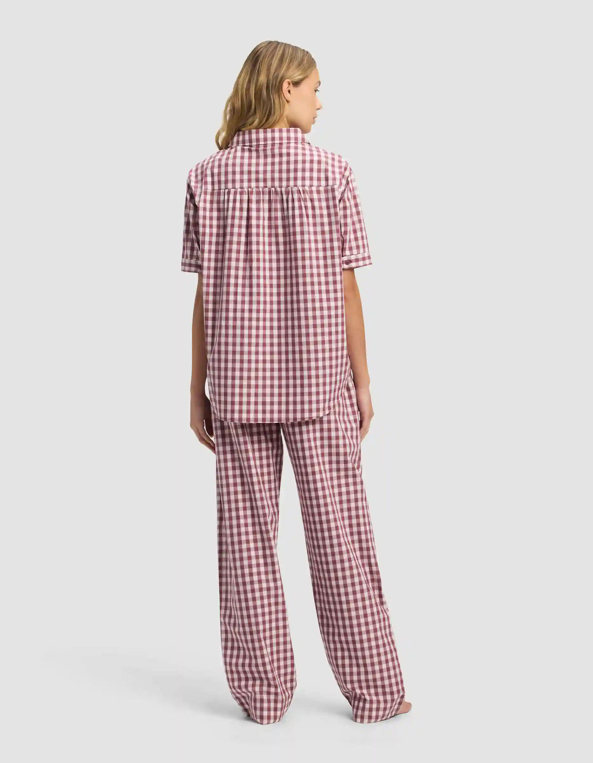 Women's Sutton Short Sleeve & Cropped Pajama Pant Set - Last Chance