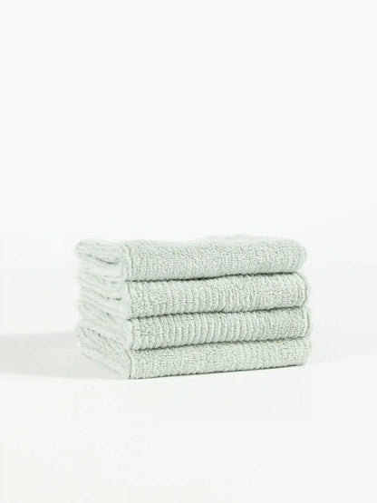 Ribbed Terry Washcloths