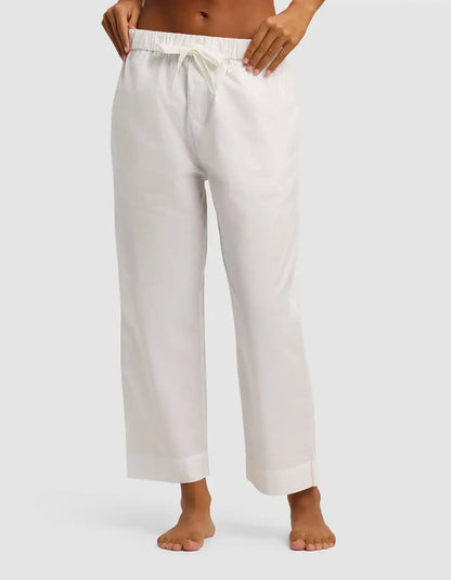 Women's Sutton Long Sleeve Cropped Pajama Set - Last Chance