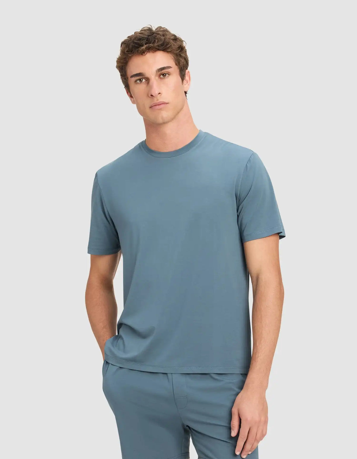 Men's First Layer Pajama Short Sleeve Tee & Short Set