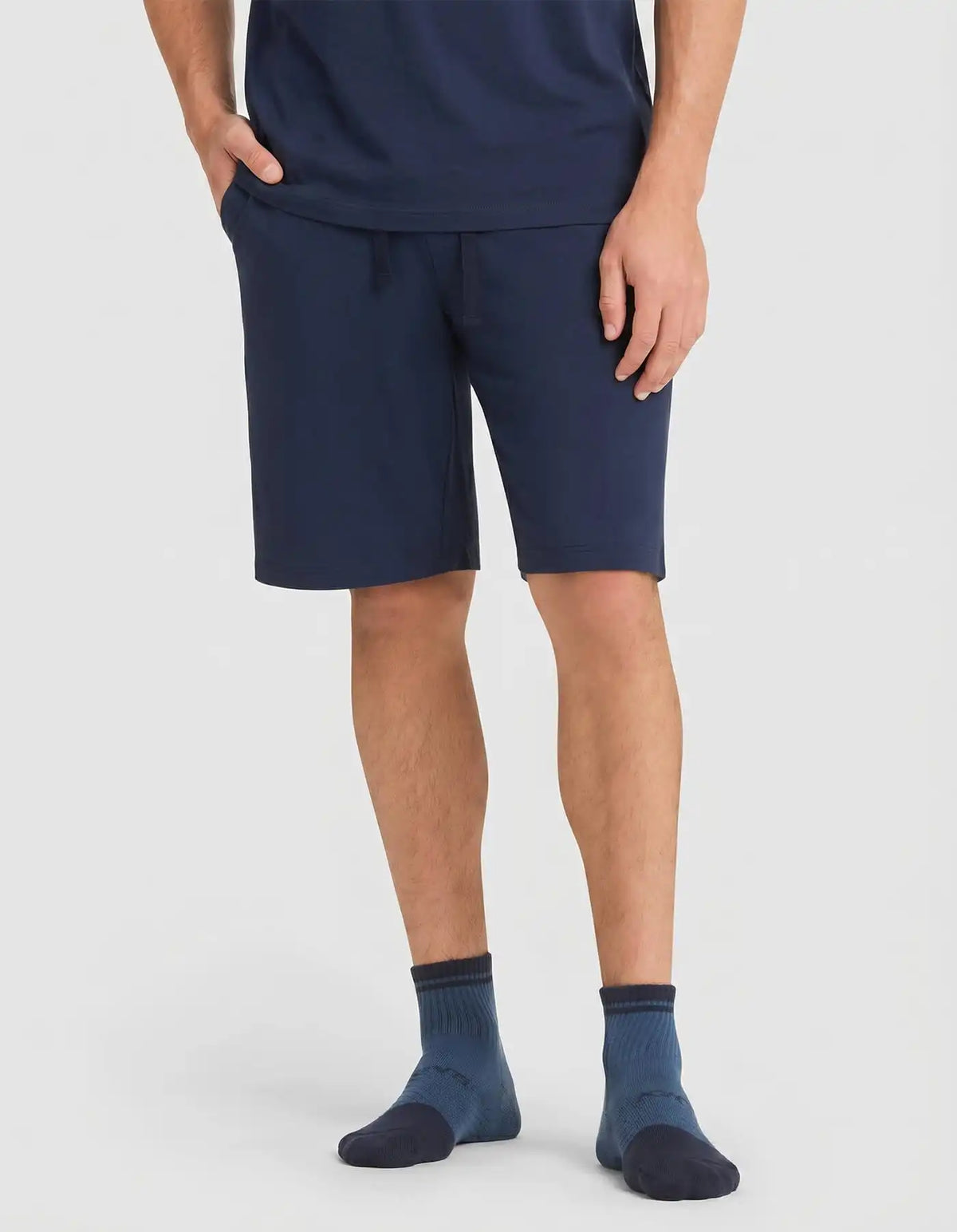 Men's Bamboo Stretch-Knit Short Sleeve Pajama Set