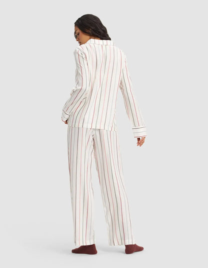 Women's Soft Woven Long Sleeve Pajama Set - Last Chance
