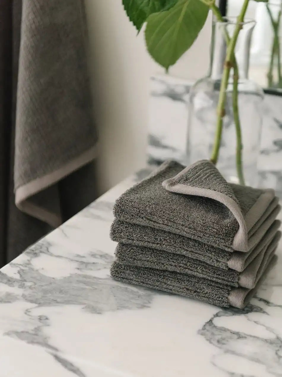 Ribbed Terry Washcloths - Last Chance