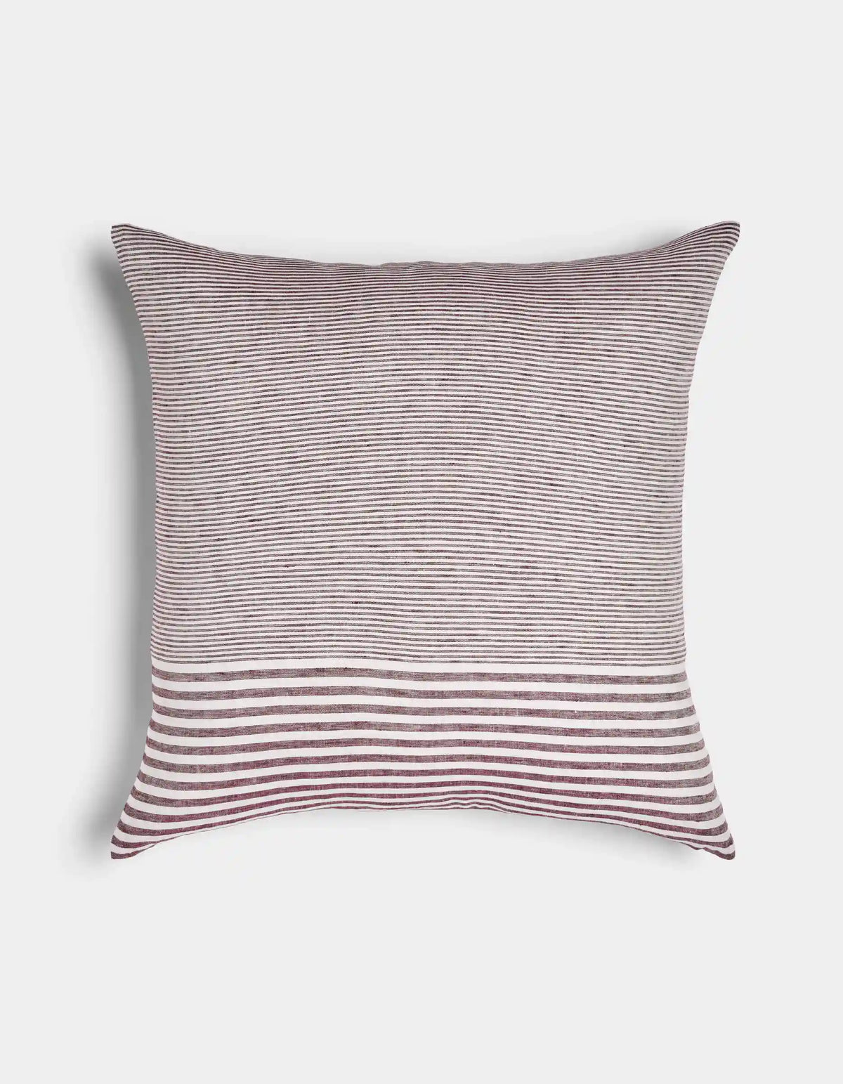 Striped Linen Throw Pillow