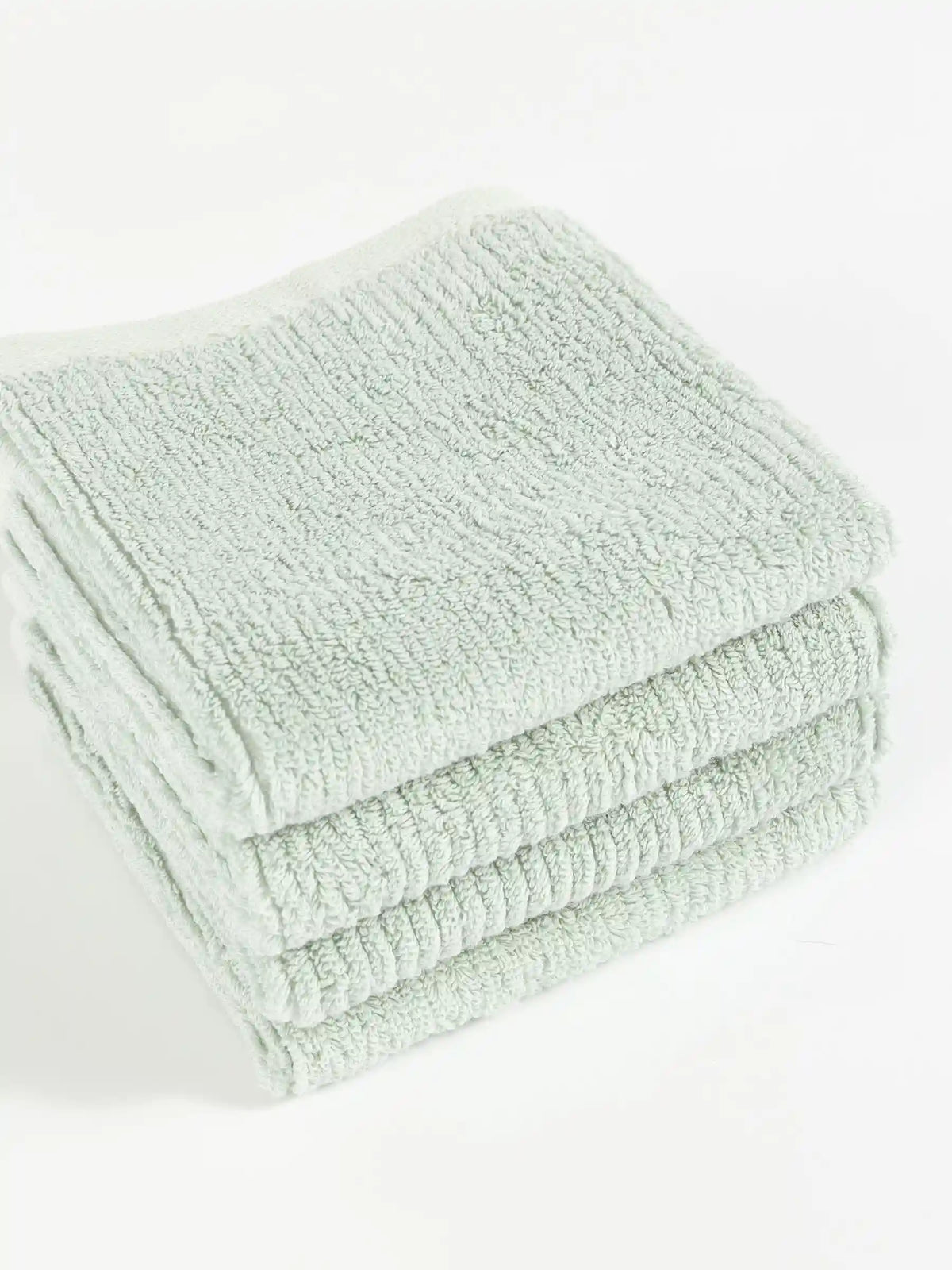 Ribbed Terry Washcloths