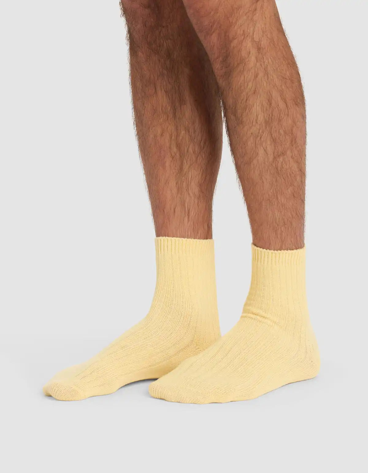 Men's Plush Lounge Quarter Sock