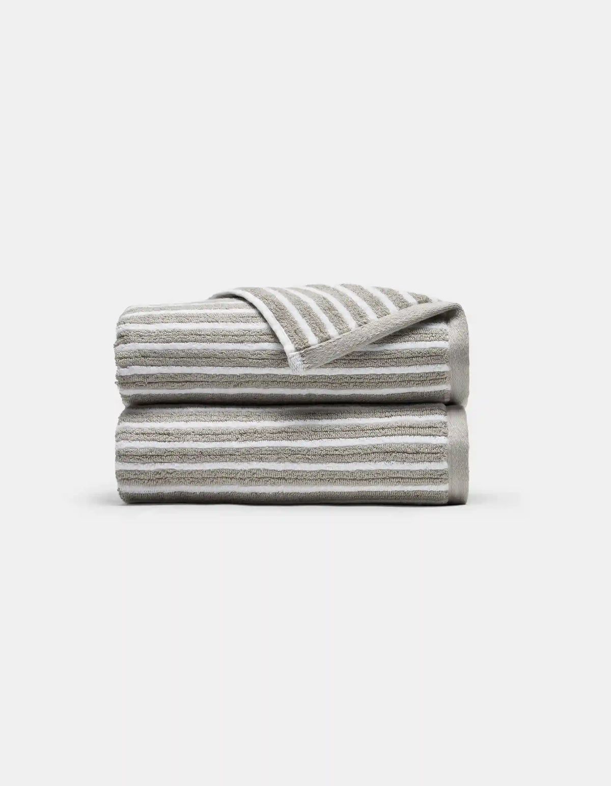 Ribbed Terry Bath Towel Set