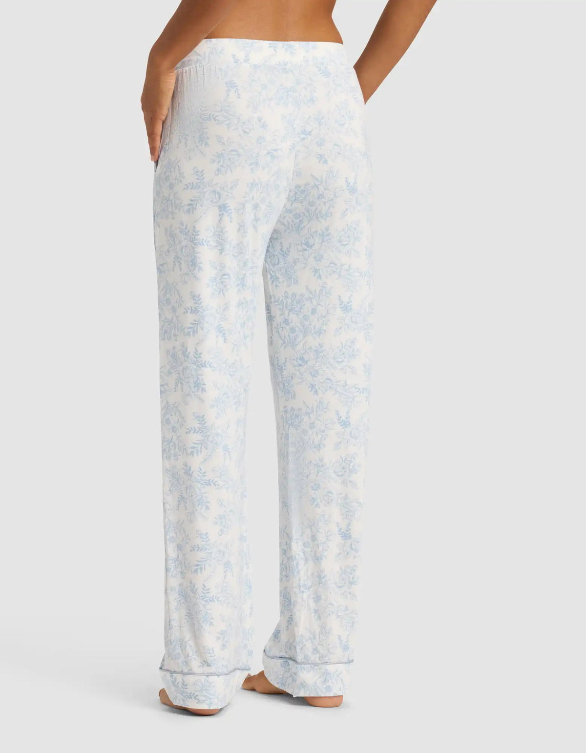 Women's Bamboo Stretch-Knit Short Sleeve & Pant Pajama Set - Last Chance