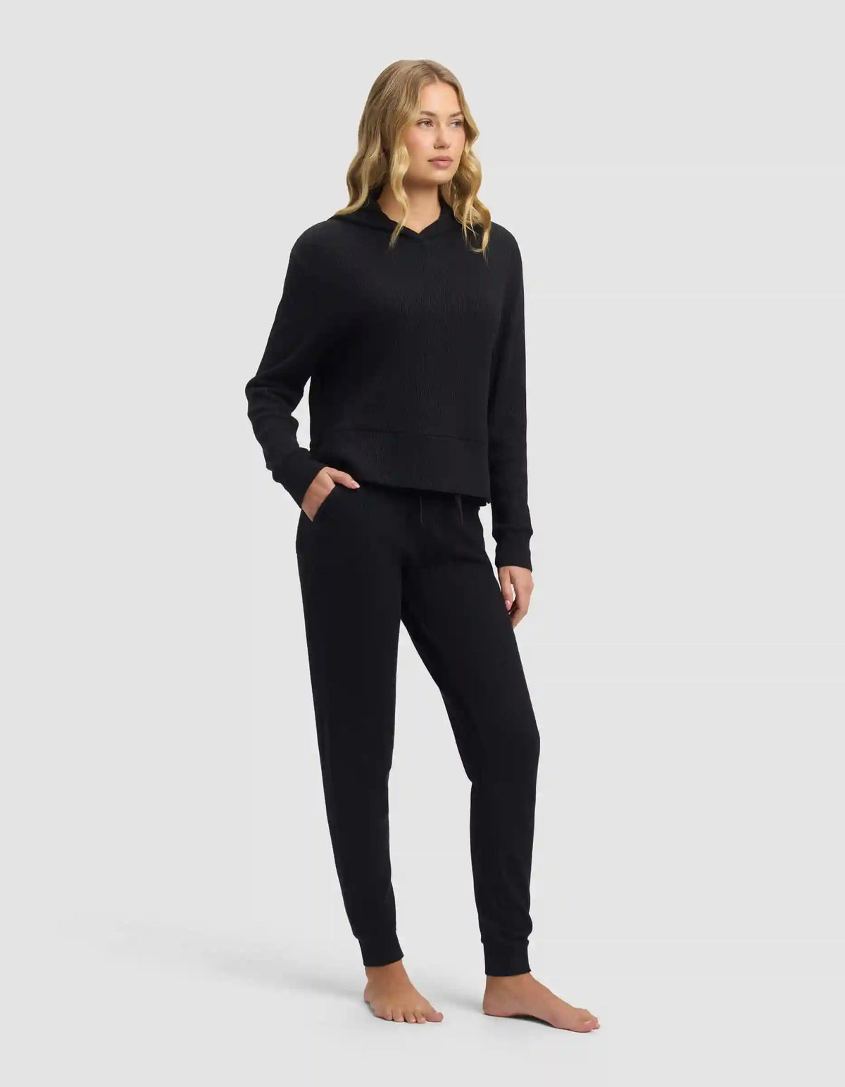 Women's Blake Waffle Hoodie & Jogger Set