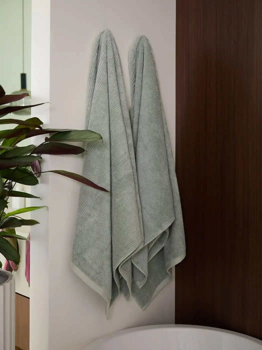 Ribbed Terry Bath Towels - Last Chance
