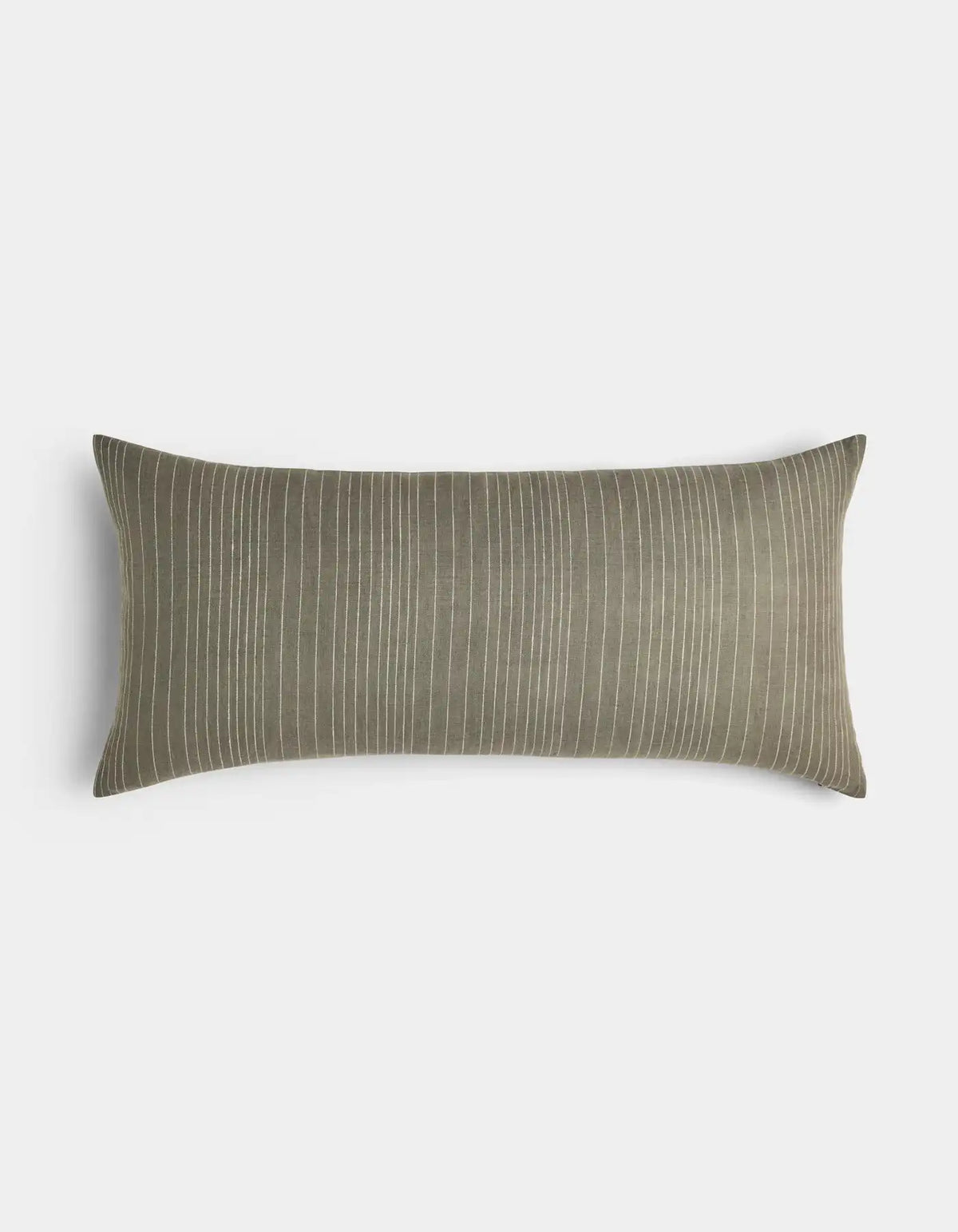 Striped Linen Throw Pillow