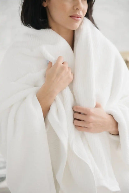 Ribbed Terry Bath Sheets - Last Chance