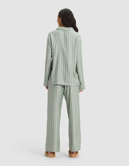 Women's Soft Woven Long Sleeve Pajama Set - Last Chance